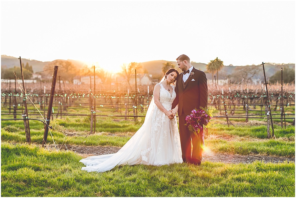california winery wedding photos