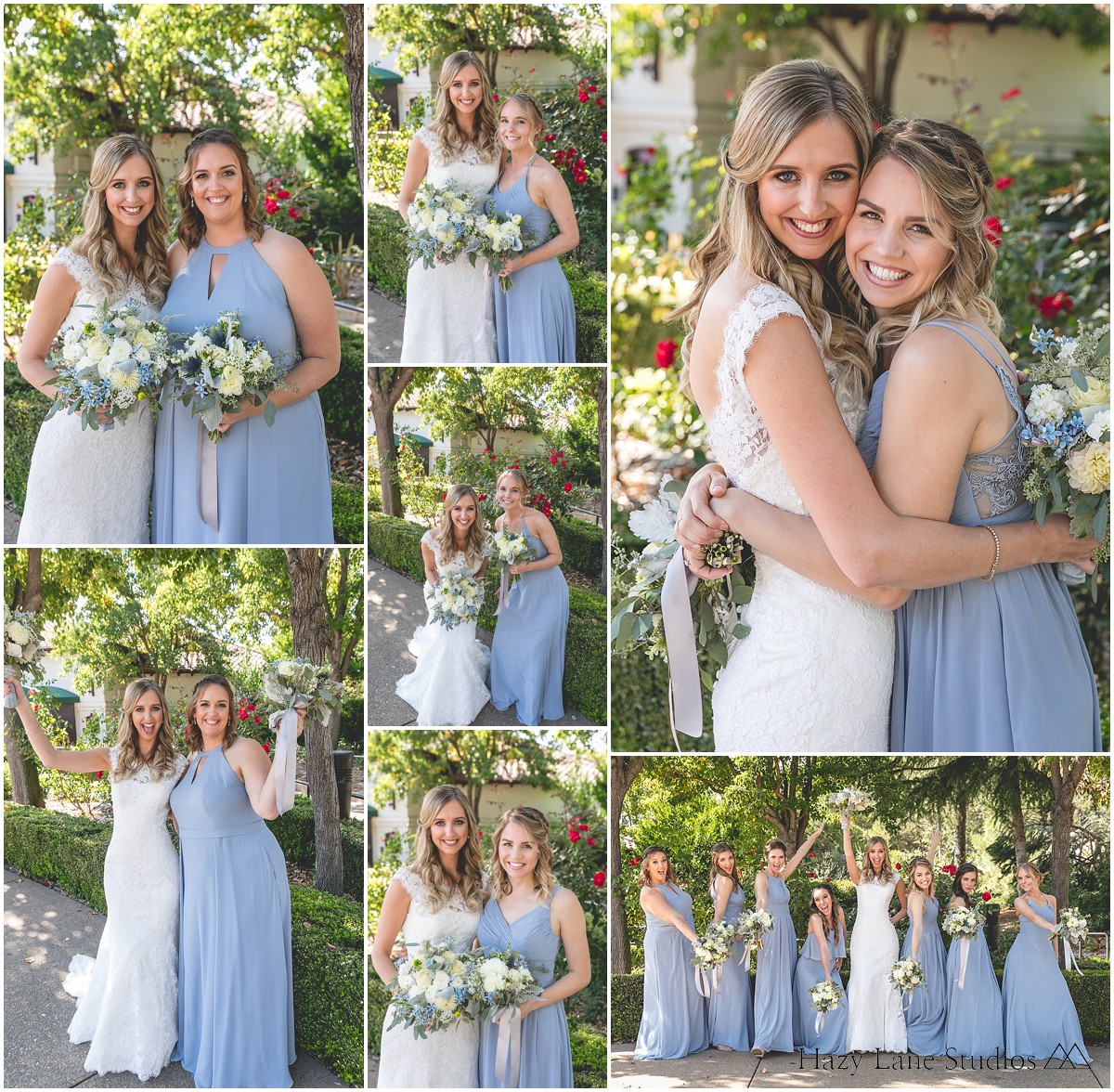 individual photos with each bridesmaid