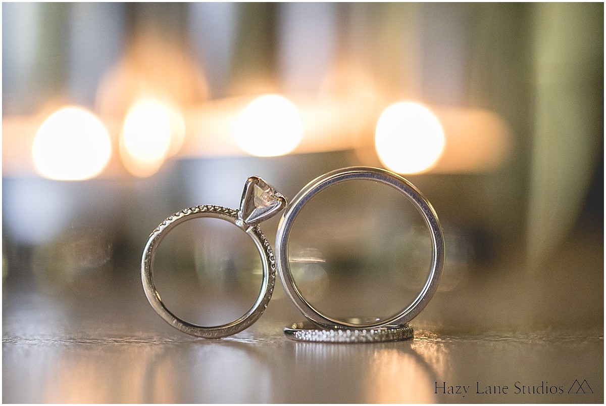 balanced wedding ring photos